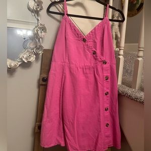 Hot pink Barbie vibes mini dress